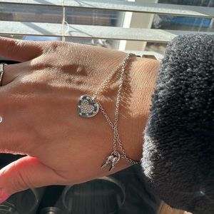 Tiffany & Co 18k diamond return to love bracelet